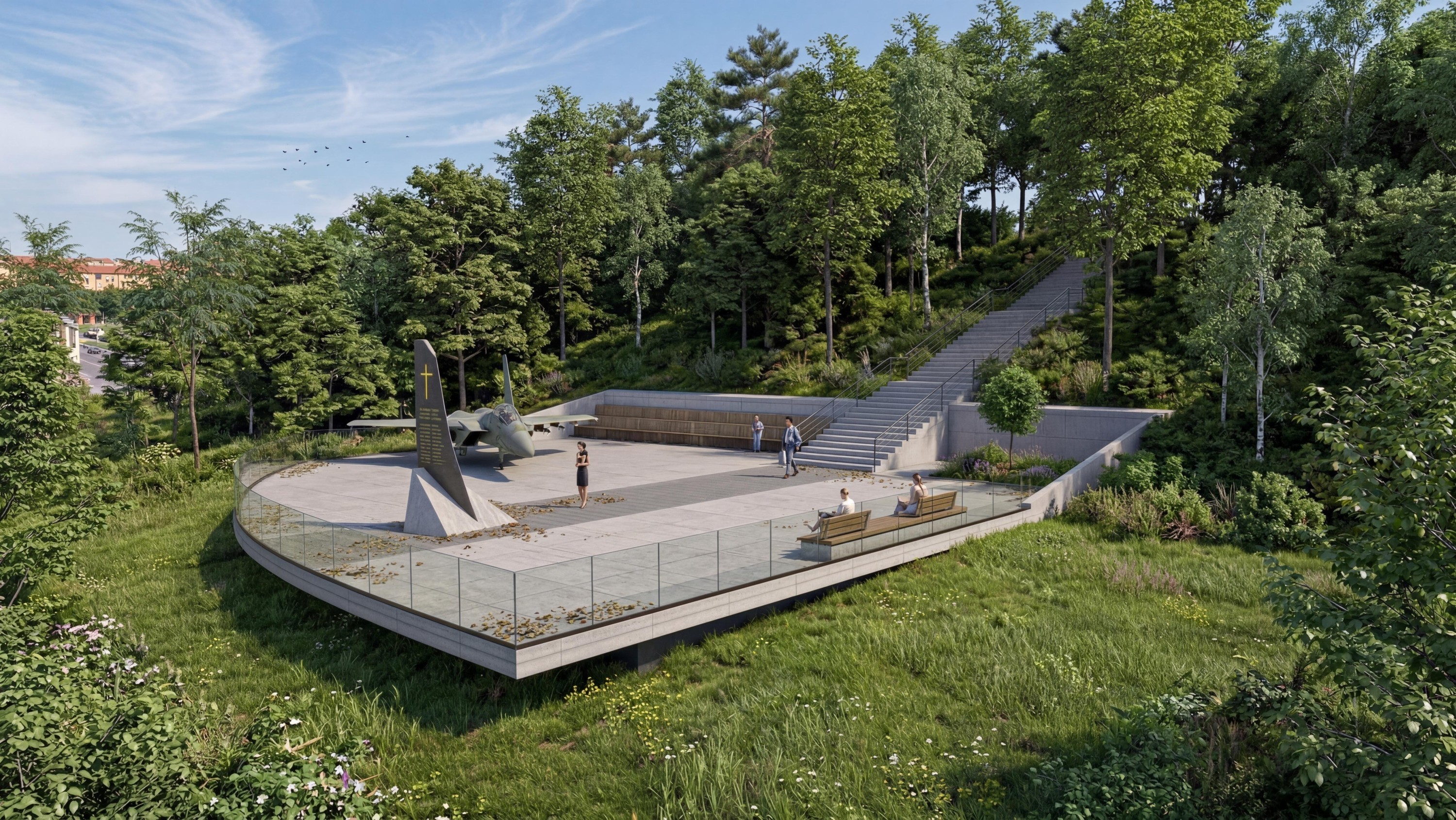 Spomenik pilotu Zoranu Radosavljeviću